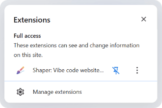 Install Shaper